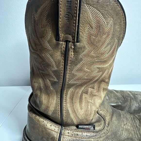 Wolverine Mens Leather Rancher Steel Toe Work Boot Size 10,5M See Notes - Picture 4 of 16